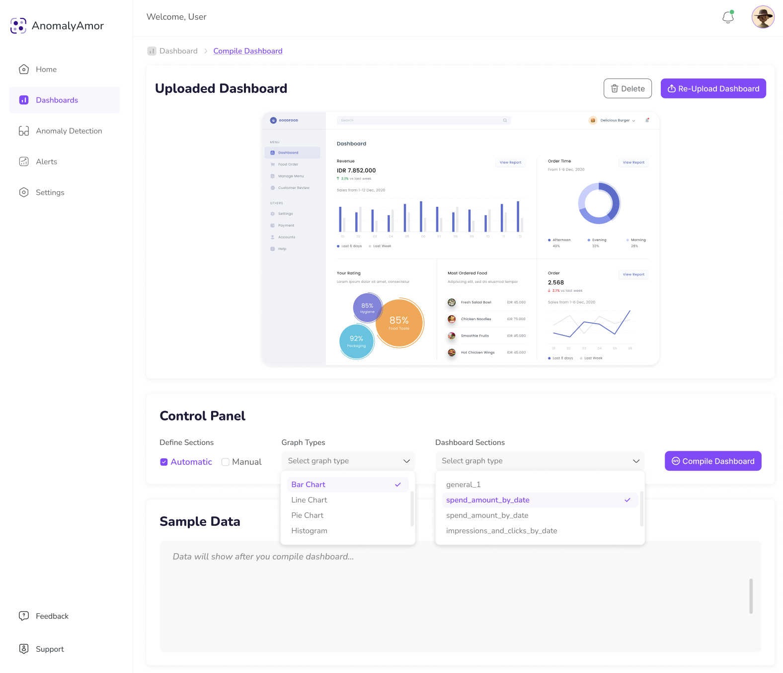 AnomalyArmor Dashboard